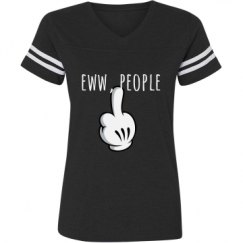 Ladies Relaxed Fit Vintage Sports Tee