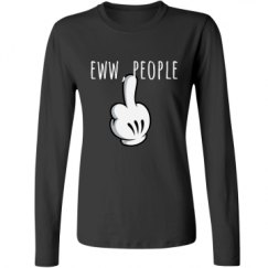 Ladies Relaxed Fit Basic Long Sleeve Tee