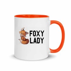 11oz Ceramic Mug with Color Inside