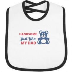 Infant Contrast Trim Bib