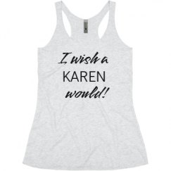 Ladies Slim Fit Super Soft Racerback Triblend Tank