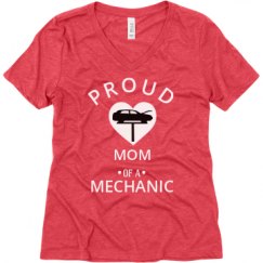 Ladies Relaxed Fit Super Soft Triblend V-Neck Tee