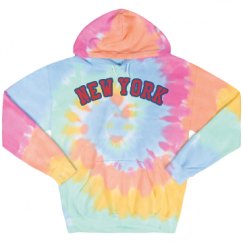 Unisex Tie-Dye Fleece Hoodie