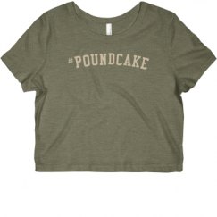 Ladies Slim Fit Crop Top Tee