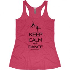 Ladies Slim Fit Super Soft Racerback Triblend Tank