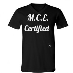 Unisex V-Neck Jersey Tee