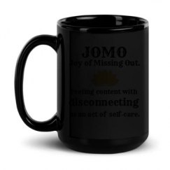 15oz Black Glossy Mug