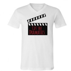 Unisex V-Neck Jersey Tee