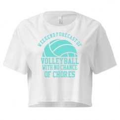 Ladies Festival Cali Crop Top Tee