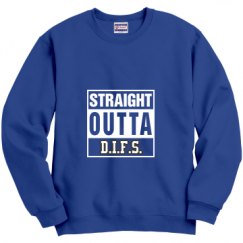 Unisex Film and Foil Crewneck Sweatshirt