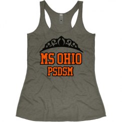 Ladies Slim Fit Super Soft Racerback Triblend Tank