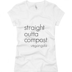 Ladies Slim Fit Basic Promo Jersey Tee