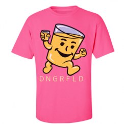 Unisex Ultra Cotton Safety Neon Crewneck Tee