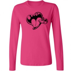Ladies Relaxed Fit Basic Long Sleeve Tee