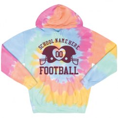 Unisex Tie-Dye Fleece Hoodie