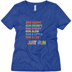Ladies Relaxed Fit V-Neck Tee