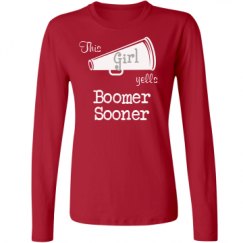 Ladies Relaxed Fit Basic Long Sleeve Tee