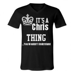 Unisex V-Neck Jersey Tee