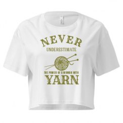 Ladies Festival Cali Crop Top Tee