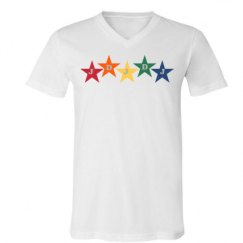 Unisex V-Neck Jersey Tee