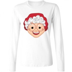 Ladies Relaxed Fit Basic Long Sleeve Tee