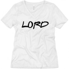Ladies Relaxed Fit V-Neck Tee