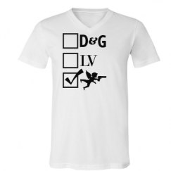 Unisex V-Neck Jersey Tee