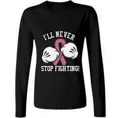 Ladies Relaxed Fit Basic Long Sleeve Tee