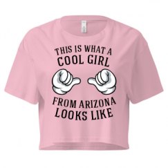 Ladies Festival Cali Crop Top Tee