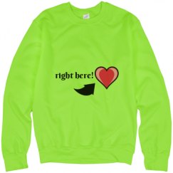 Unisex Neon Crewneck Sweatshirt