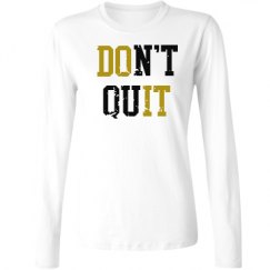 Ladies Relaxed Fit Basic Long Sleeve Tee