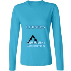 Ladies Relaxed Fit Basic Long Sleeve Tee