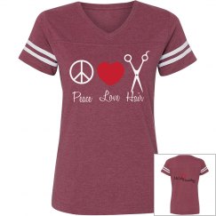 Peace, Love, Hair Tee