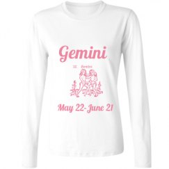 Ladies Relaxed Fit Basic Long Sleeve Tee