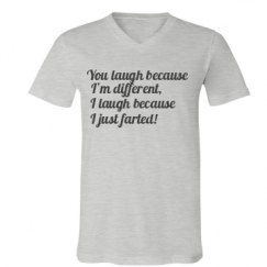 Unisex V-Neck Jersey Tee