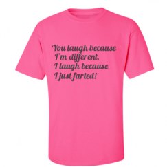 Unisex Ultra Cotton Safety Neon Crewneck Tee