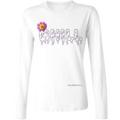 Ladies Relaxed Fit Basic Long Sleeve Tee