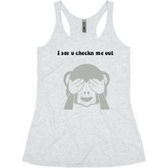 Ladies Slim Fit Super Soft Racerback Triblend Tank