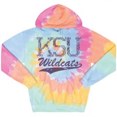 Unisex Tie-Dye Fleece Hoodie