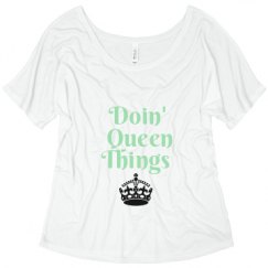 Ladies Flowy Slouchy Tee