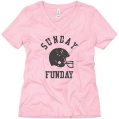 Ladies Relaxed Fit V-Neck Tee