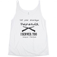 I served too white tank