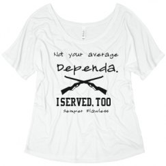 Ladies Flowy Slouchy Tee