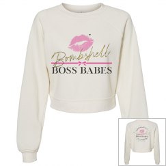 Bombshell Boss Babe Fleece Pullover