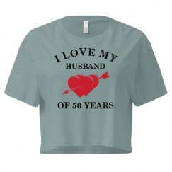 Ladies Festival Cali Crop Top Tee