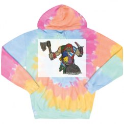Unisex Tie-Dye Fleece Hoodie
