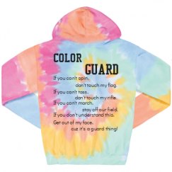 Unisex Tie-Dye Fleece Hoodie