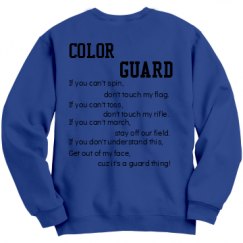 Unisex Film and Foil Crewneck Sweatshirt