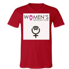 Unisex V-Neck Jersey Tee