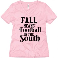 Ladies Relaxed Fit V-Neck Tee